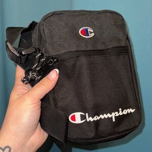 Black Champion Crossbody Pouch Unisex